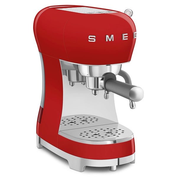 Smeg Macchina da Caffè Espresso Manuale 50's Style  Rosso LUCIDO  ECF02RDEU - EUROBABYLON  #