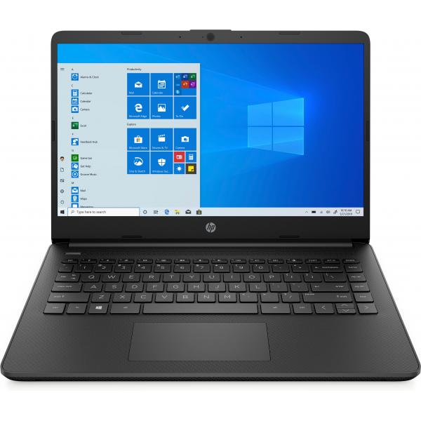 HP 14s-dq0036nl Notebook 35,6 cm (14 Zoll) HD Intel Celeron 4 GB DDR4-SDRAM 64 GB eMMC Wi-Fi 5 (802.11ac) Windows 10 Home S Schwarz