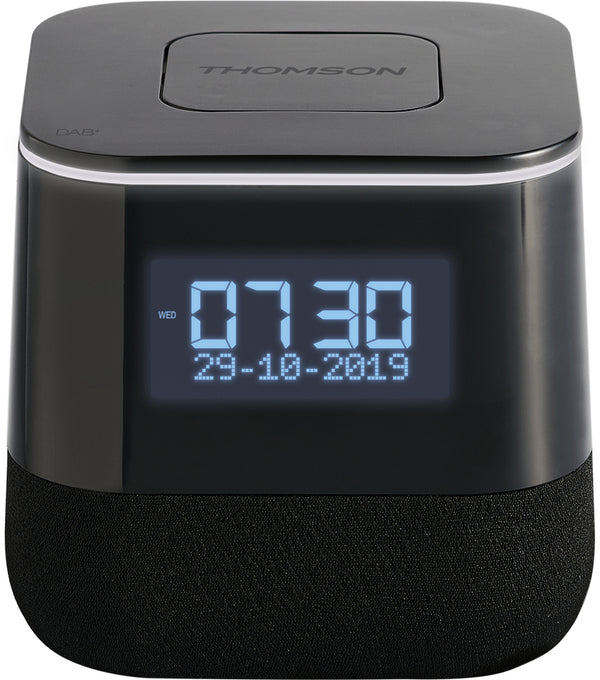 THOMSON RADIO ALARM CLOCK BLACK CR80 - EUROBABYLON