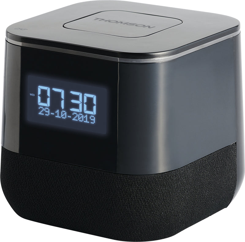 THOMSON RADIO ALARM CLOCK BLACK CR80 - EUROBABYLON