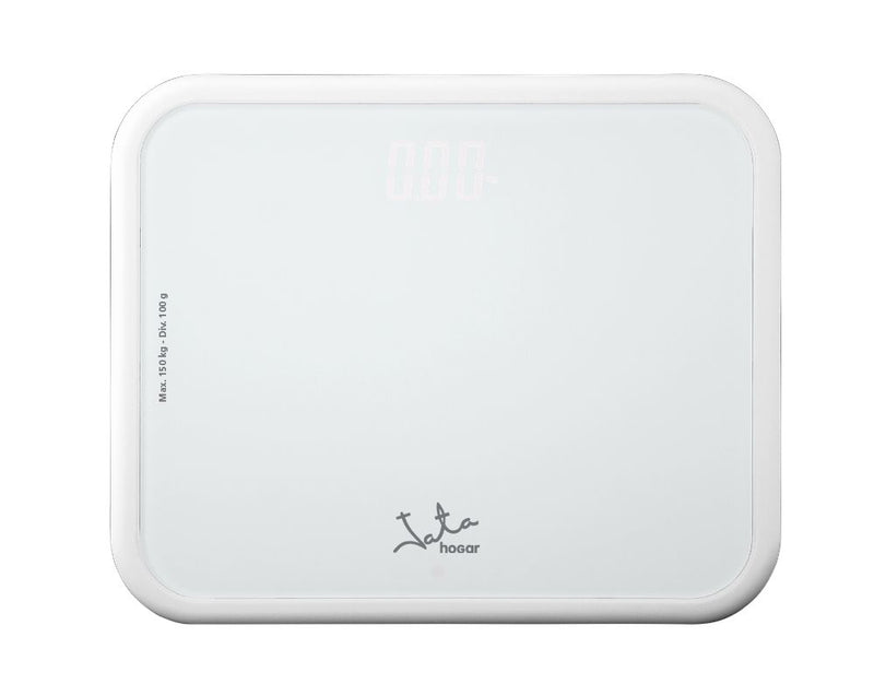 JATA 535 Bathroom Scales Rectangle White Electronic Bathroom Scale 