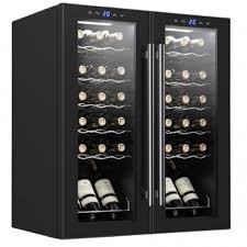 SVAN CYCLIC VINOTECA 111L 36 BOTTLES G BLACK TOUCH DISPLAY 2 DOORS SVN3600D2 - EUROBABYLON