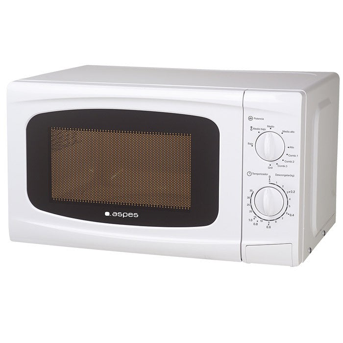 ASPES MICROWAVE WITH GRILL 20L 700W WHITE AMW2700G - EUROBABYLON