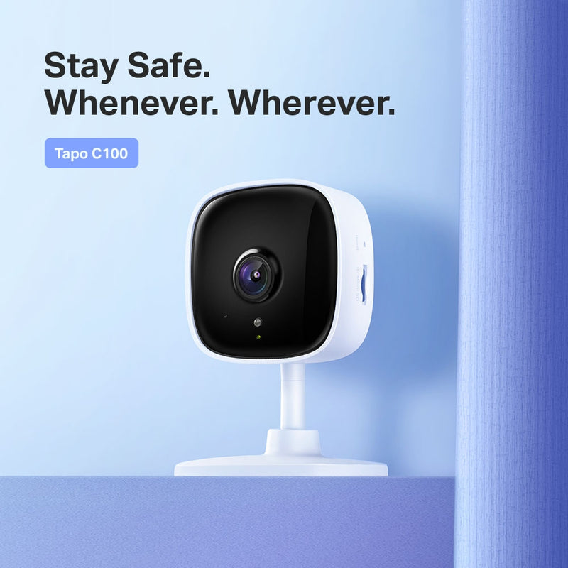 TP-LINK TAPO HOME SECURITY WIFI CAMERA 1080p TAPO C100