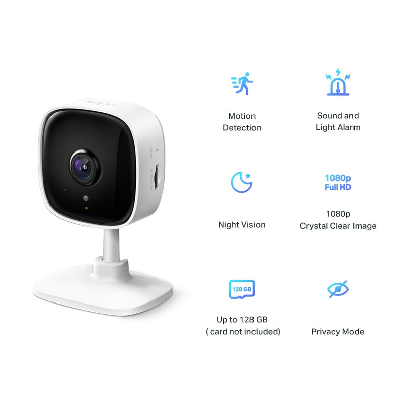 TP-LINK TAPO HOME SECURITY WIFI CAMERA 1080p TAPO C100