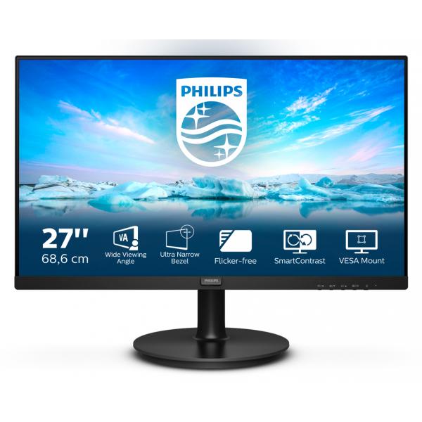 Philips V Line 271V8LA/00 LED display 68,6 cm (27") 1920 x 1080 Pixel Full HD Nero - EUROBABYLON