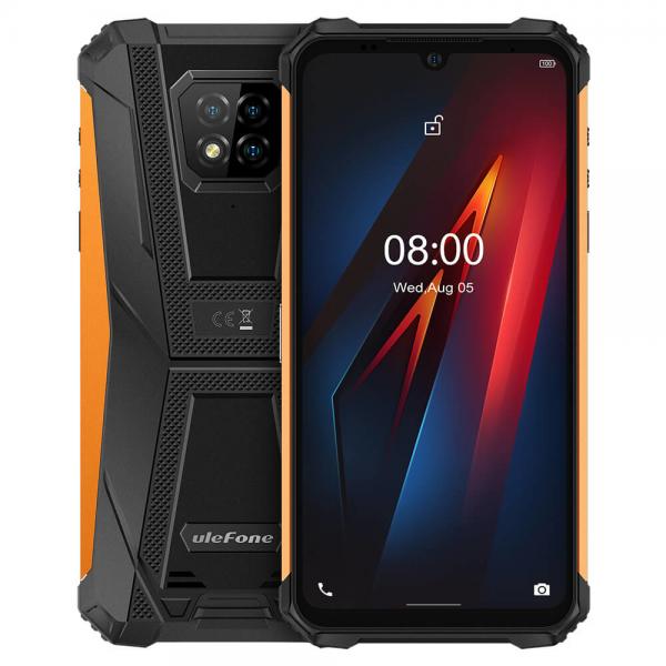 Ulefone Armor 8 15,5 cm (6.1") Doppia SIM Android 10.0 4G USB tipo-C 4 GB 64 GB 5580 mAh Arancione - EUROBABYLON