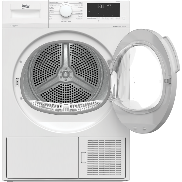 Beko DRX927WN asciugatrice Libera installazione Caricamento frontale 9 kg A++ Bianco - EUROBABYLON