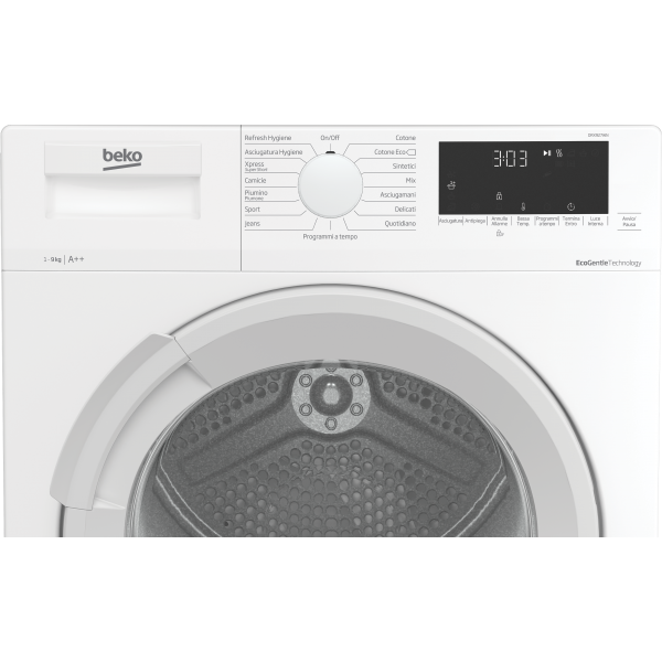 Beko DRX927WN asciugatrice Libera installazione Caricamento frontale 9 kg A++ Bianco - EUROBABYLON