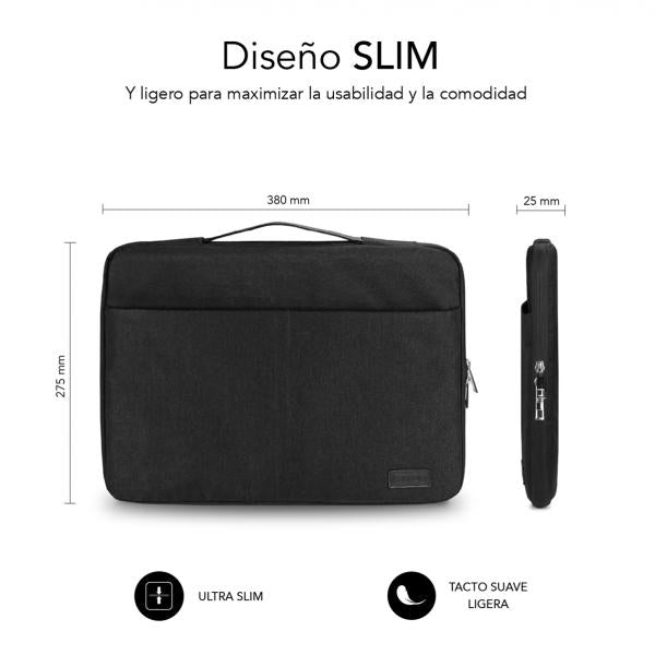 SUBBLIM SUB-LS-0TS0001 borsa per notebook 35,6 cm (14") Custodia a tasca Nero