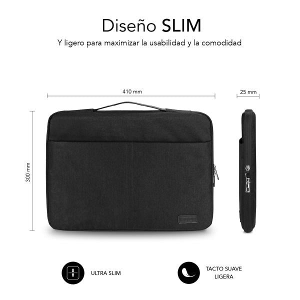 SUBBLIM SUB-LS-0TS0100 borsa per notebook 39,6 cm (15.6") Custodia a tasca Nero