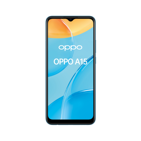 OPPO A15 Smartphone, 179g, Display 6.52" HD+ LCD, 3 Fotocamere 13MP, RAM 3GB + ROM 32GB Espandibile, Batteria 4230mAh, Ricarica Rapida, Dual Sim, [Versione Italiana], Mistery Blue