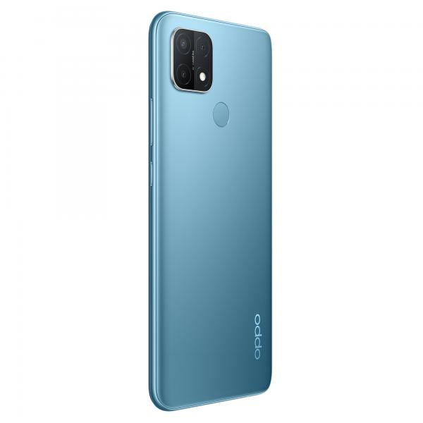 OPPO A15 Smartphone, 179g, Display 6.52" HD+ LCD, 3 Fotocamere 13MP, RAM 3GB + ROM 32GB Espandibile, Batteria 4230mAh, Ricarica Rapida, Dual Sim, [Versione Italiana], Mistery Blue