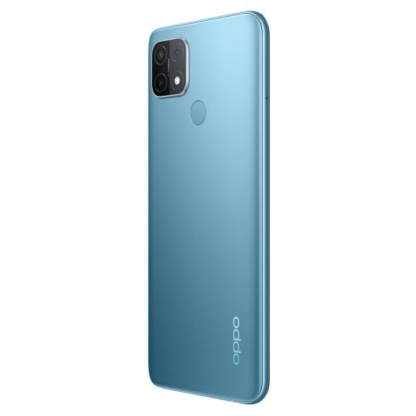 OPPO A15 Smartphone, 179g, Display 6.52" HD+ LCD, 3 Fotocamere 13MP, RAM 3GB + ROM 32GB Espandibile, Batteria 4230mAh, Ricarica Rapida, Dual Sim, [Versione Italiana], Mistery Blue