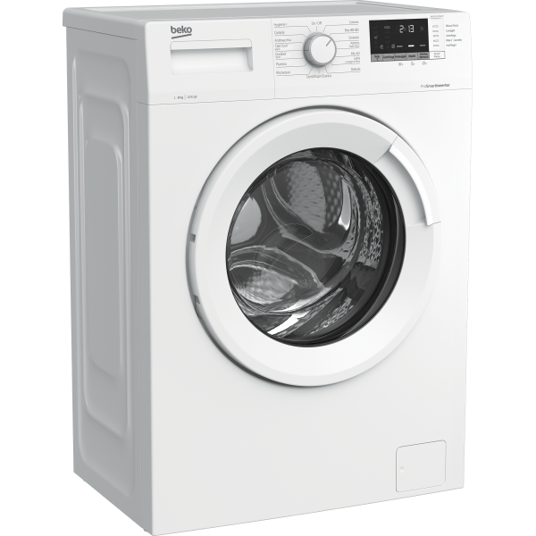 Beko WUX81232WI/IT lavatrice Caricamento frontale 8 kg 1200 Giri/min Bianco - EUROBABYLON