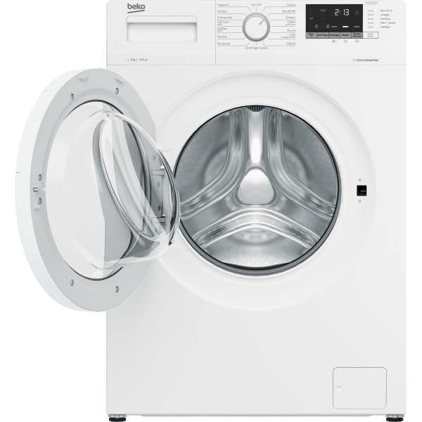 Beko WUX81232WI/IT lavatrice Caricamento frontale 8 kg 1200 Giri/min Bianco - EUROBABYLON