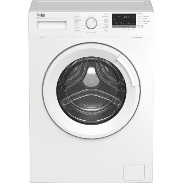 Beko WUX81232WI/IT lavatrice Caricamento frontale 8 kg 1200 Giri/min Bianco - EUROBABYLON