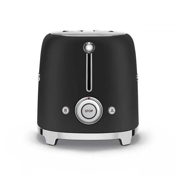 Smeg TSF01BLMEU tostapane 2 fetta/e 950 W Nero, Acciaio inossidabile