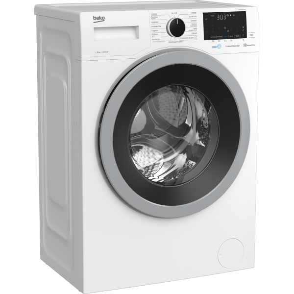 Beko Lavatrice a Vapore WUY81436SI-IT, 8 kg, 1400 giri/min - EUROBABYLON