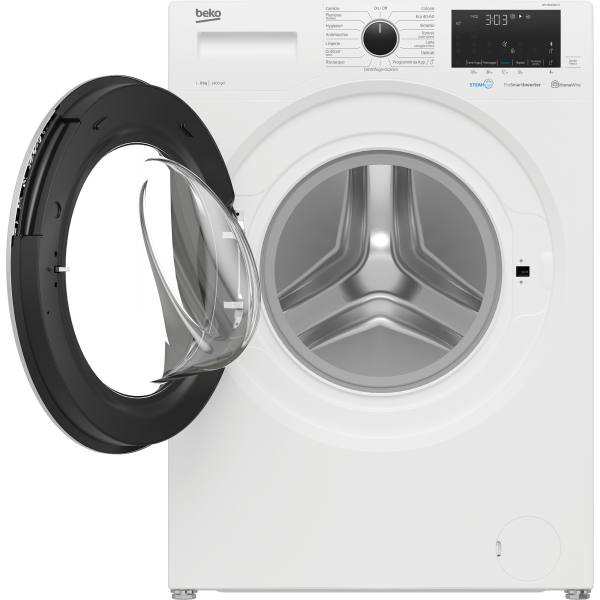 Beko Lavatrice a Vapore WUY81436SI-IT, 8 kg, 1400 giri/min - EUROBABYLON