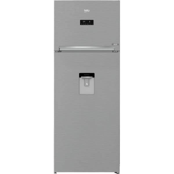 Beko RDNE455E30DZXBN frigorifero con congelatore Libera installazione 402 L F Metallico - EUROBABYLON