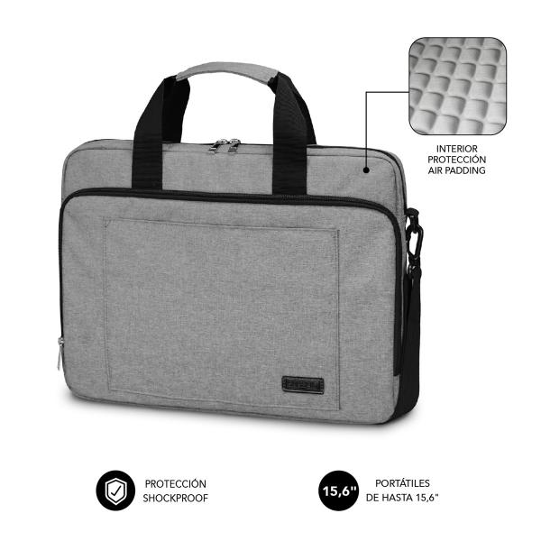 SUBBLIM SUB-LB-4APLB10 borsa per notebook 39,6 cm (15.6") Borsa con caricamento dall'alto Grigio