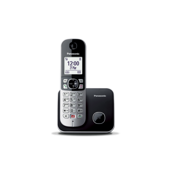 Panasonic KX-TG6851JTB telefono Telefono DECT Identificatore di chiamata Nero, Grigio