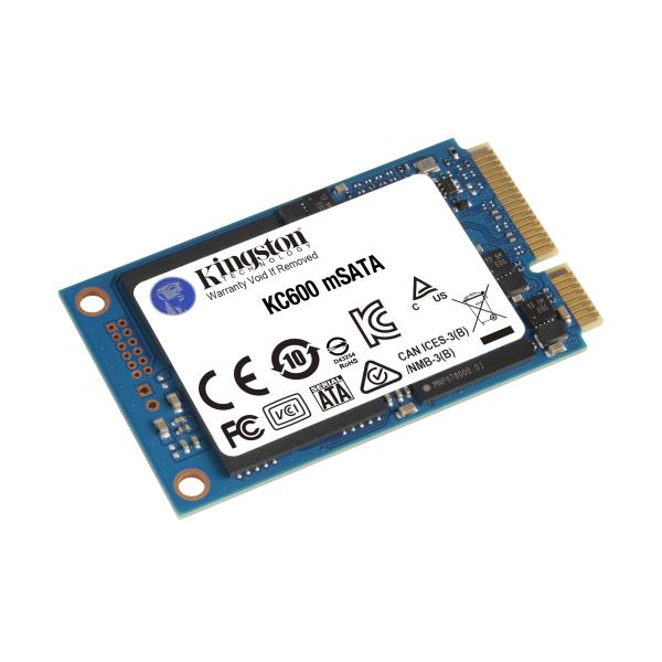 Kingston Technology Drive SSD KC600 SATA3 mSATA 1024G