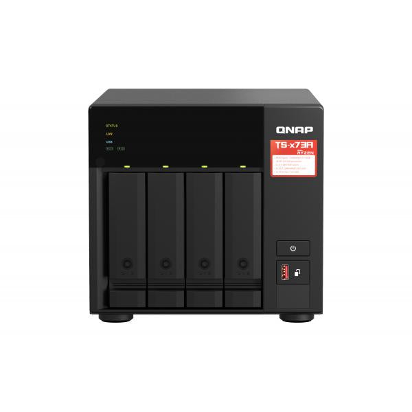 QNAP TS-473A NAS Tower Collegamento ethernet LAN Nero V1500B - EUROBABYLON