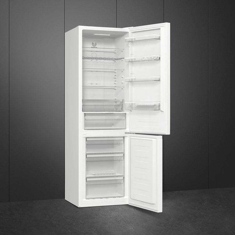 SMEG COMBI FRIDGE FREEZER WHITE 200CM RC20WDNE