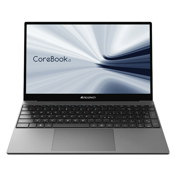 Microtech CoreBook Laptop 39.6 cm (15.6") Full HD 10th gen Intel Core i3 8 GB LPDDR4-SDRAM 256 GB SSD Wi-Fi 5 (802.11ac) Windows 10 Pro Gray 