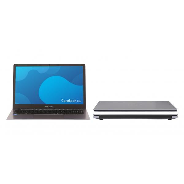 Microtech CoreBook Lite A Notebook 39.6 cm (15.6") Full HD Intel Celeron N 4 GB LPDDR4-SDRAM 128 GB eMMC Wi-Fi 5 (802.11ac) Windows 10 Pro Education Gray