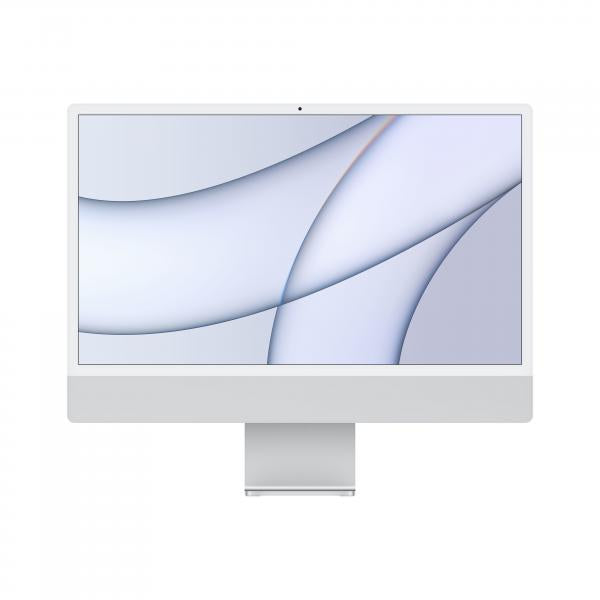 Apple iMac 24" con display Retina 4.5K (Chip M1 con GPU 7-core, 256GB SSD) - Argento (2021)