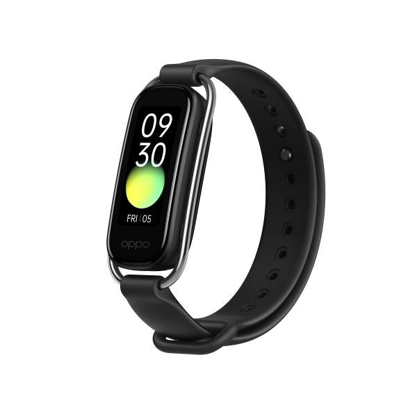 OPPO Band Style Tracker Smartwatch con Schermo AMOLED a Colori 1.1'' 5ATM Carica Magnetica, Impermeabile 50m, Pedometro Fitness 2 Cinturini Cardiofrequenzimetro [Versione Italia], Colore Black - EUROBABYLON