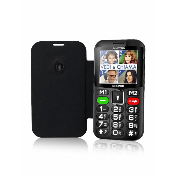 Brondi Amico Chic 6.1 cm (2.4") Black Basic mobile phone