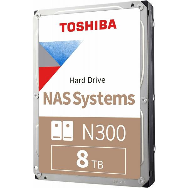 Toshiba N300 NAS 3.5" 8 TB Serial ATA III - EUROBABYLON