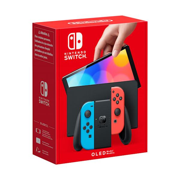 Nintendo Switch OLED console da gioco portatile 17,8 cm (7") 64 GB Touch screen Wi-Fi Blu, Rosso