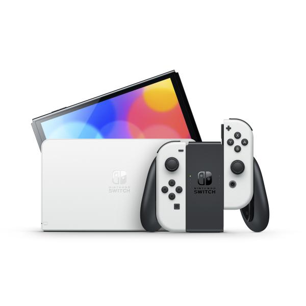 Nintendo Switch (modello Oled) Bianco, schermo 7 pollici - EUROBABYLON