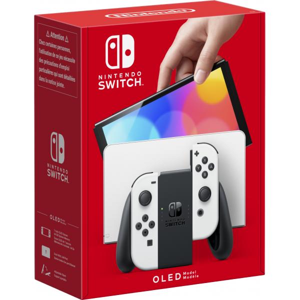 Nintendo Switch (modello Oled) Bianco, schermo 7 pollici - EUROBABYLON