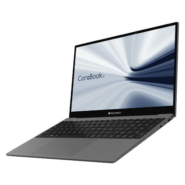 Microtech CoreBook Computer portatile 39,6 cm (15.6") Full HD Intel Core i3 di decima generazione 16 GB LPDDR4-SDRAM 512 GB SSD Wi-Fi 5 (802.11ac) Windows 10 Pro Grigio - EUROBABYLON