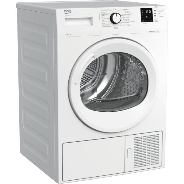 Beko DRX823N asciugatrice Libera installazione Caricamento frontale 8 kg A++ Bianco - EUROBABYLON