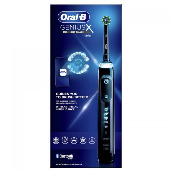 Oral-B Genius X Adulto Spazzolino oscillante Nero - EUROBABYLON