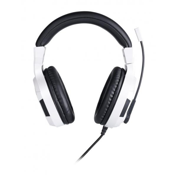 BIG BEN PS4OFHEADSETV3WHITE cuffia e auricolare Cablato A Padiglione Giocare Nero, Bianco