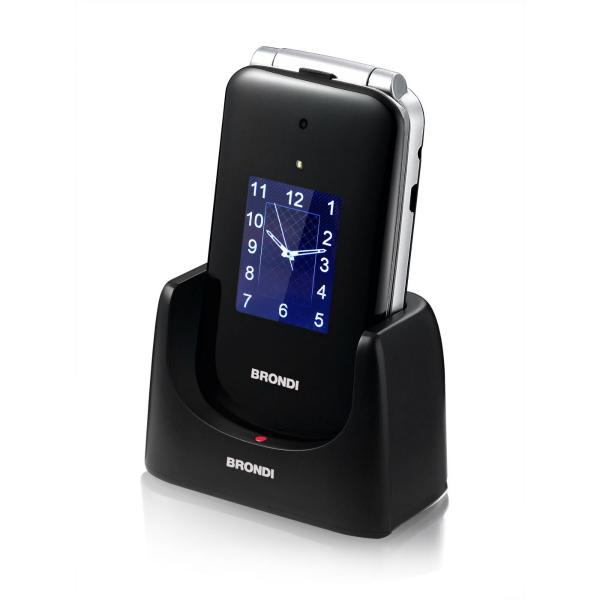 Brondi Amico Supervoice 7,11 cm (2.8") Nero Telefono per anziani