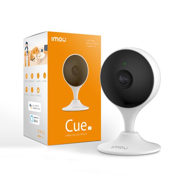 Imou Cue 2 Telecamera 2MP da interno con supporto magnetico - Baby Monitor e Rilevamento pianto o suono anomali