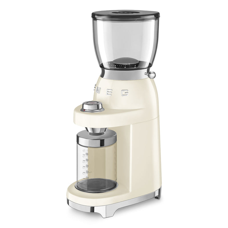 Smeg CGF11CREU macina caffé 150 W Crema, Trasparente