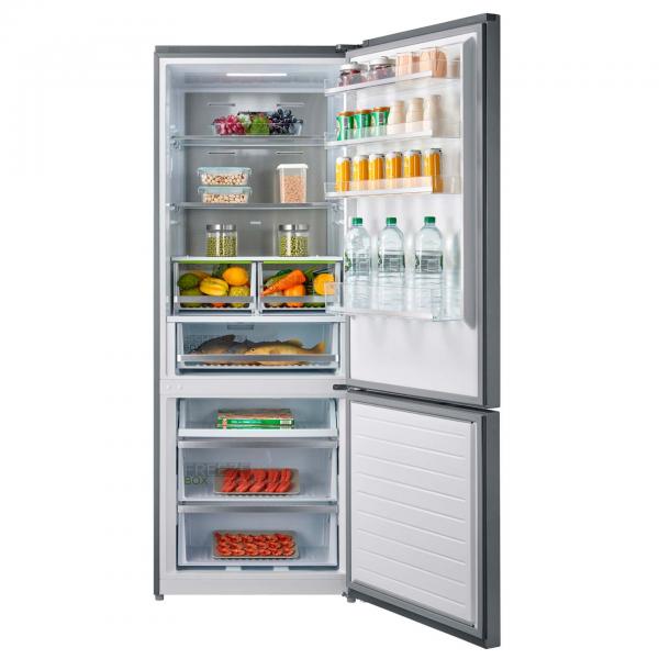 Midea MDRB593FGE02 frigorifero con congelatore Libera installazione 416 L E Acciaio inox - EUROBABYLON