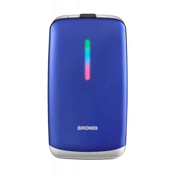 Brondi Contender 7,62 cm (3") Blu Telefono per anziani - EUROBABYLON