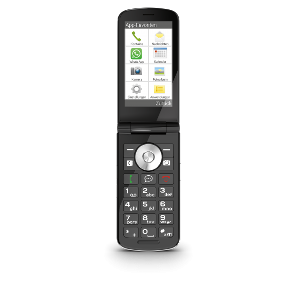 Emporia TOUCHsmart.2 8,25 cm (3.25") 127 g Nero Telefono cellulare basico - EUROBABYLON