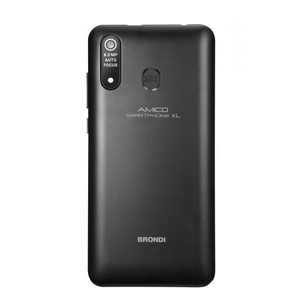 Brondi Amico Smartphone XL 15,2 cm (6") Doppia SIM Android 11 Go edition 4G USB tipo-C 2 GB 16 GB 2500 mAh Nero - EUROBABYLON